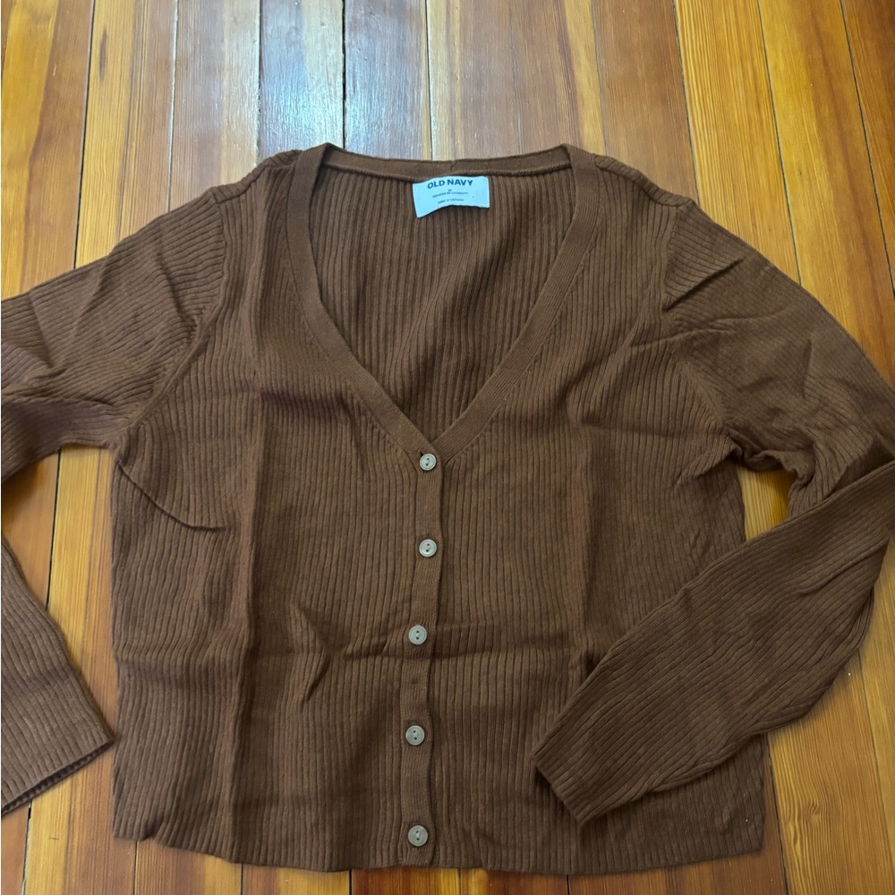 Old Navy Women's Chocolate Brown Cardigan